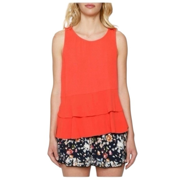 Willow & Clay TIERED PEPLUM BLOUSE - Picture 1 of 9